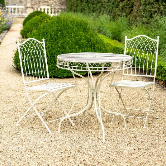 Ascalon Hampton Cream 3 Piece Bistro Set