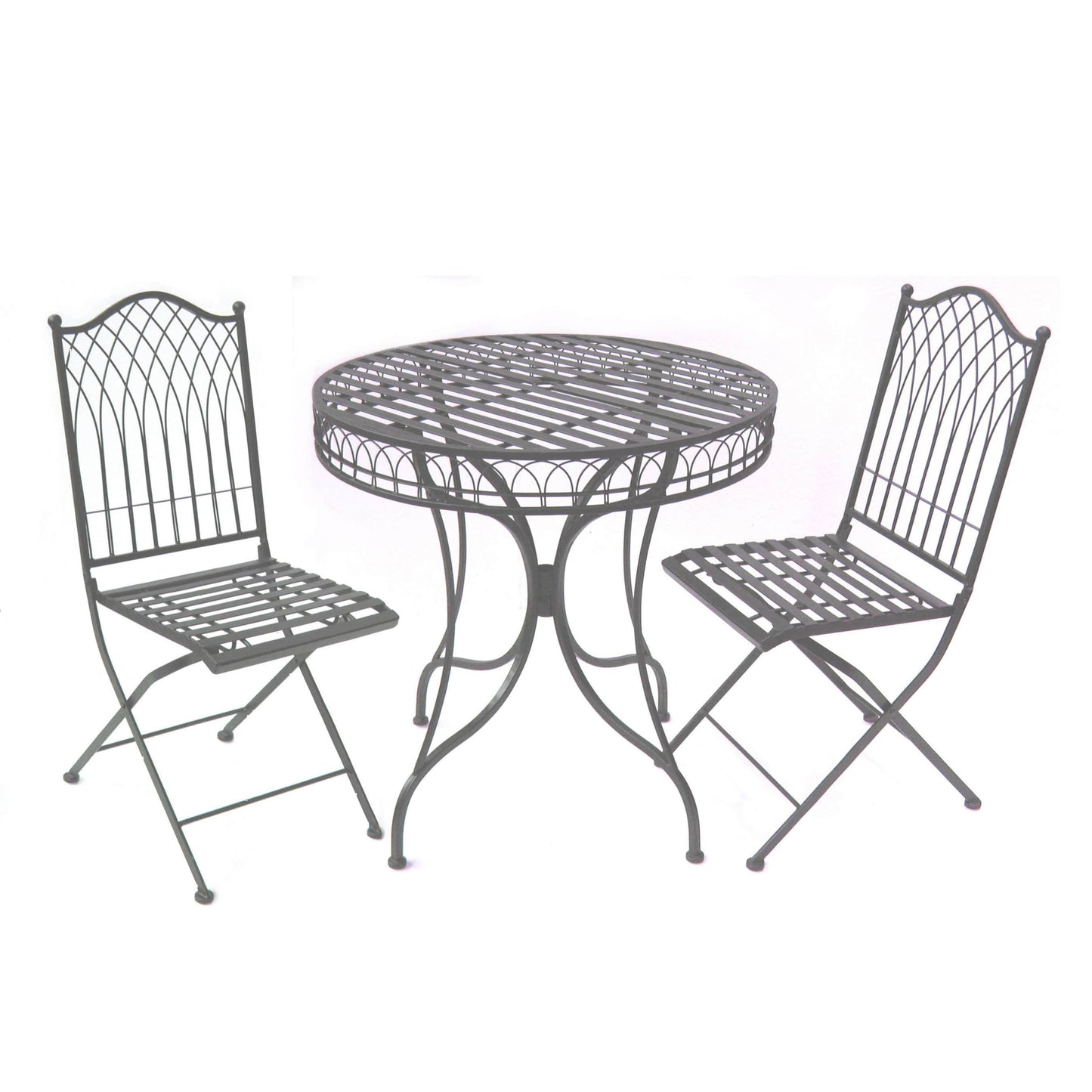 Ascalon Hampton Grey 3 Piece Bistro Set