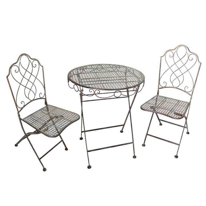 Ascalon Avalon 3 Piece Bistro Set Rust Green Finish