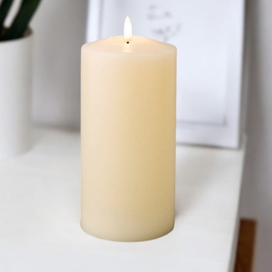 Cream Church Candle LED Wick 22.5cm
