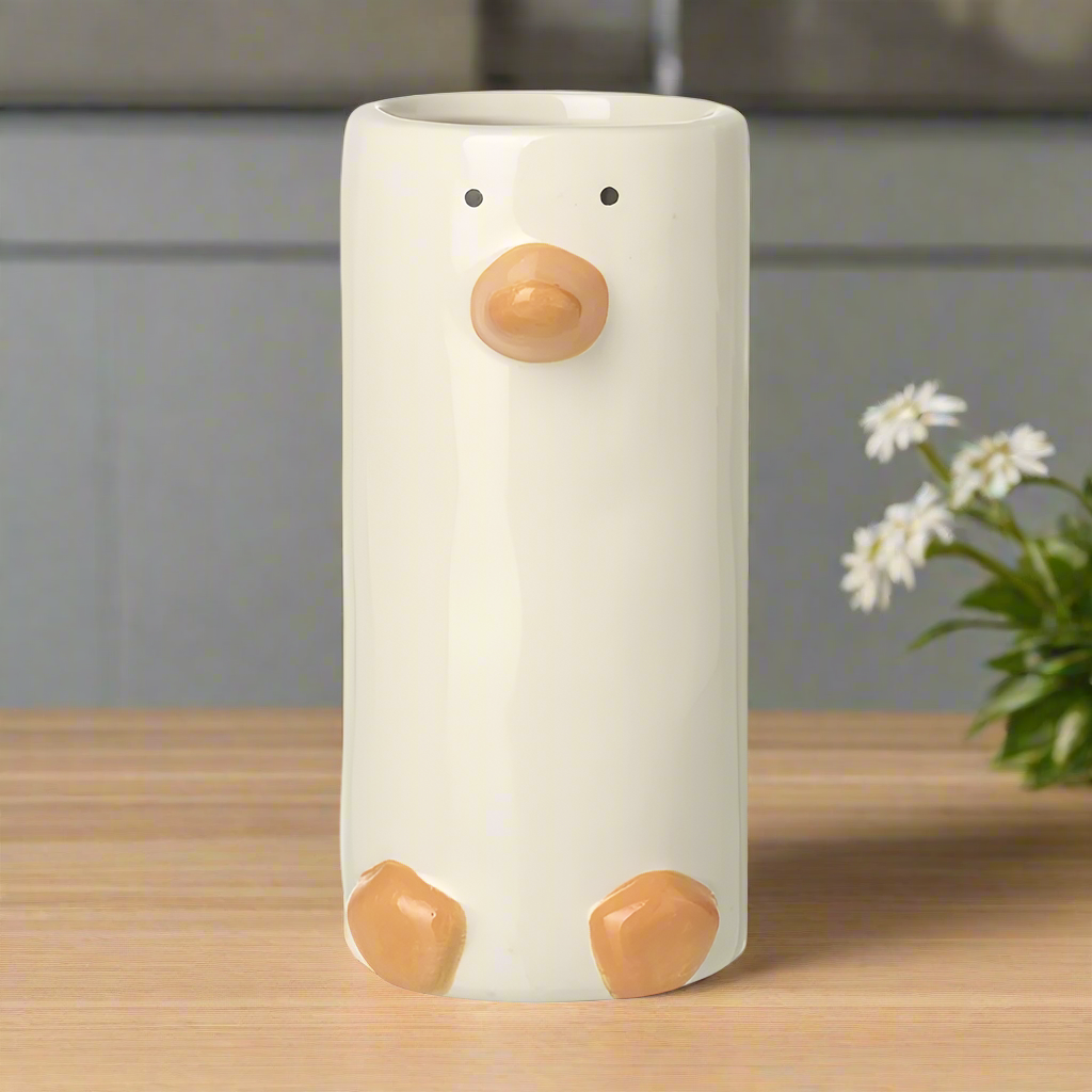 Tall Duck Plant Pot Vase
