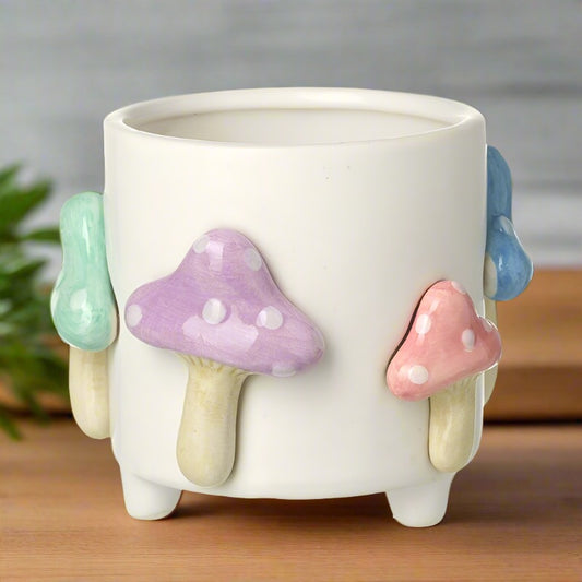 Small Mushroom Plant Pot