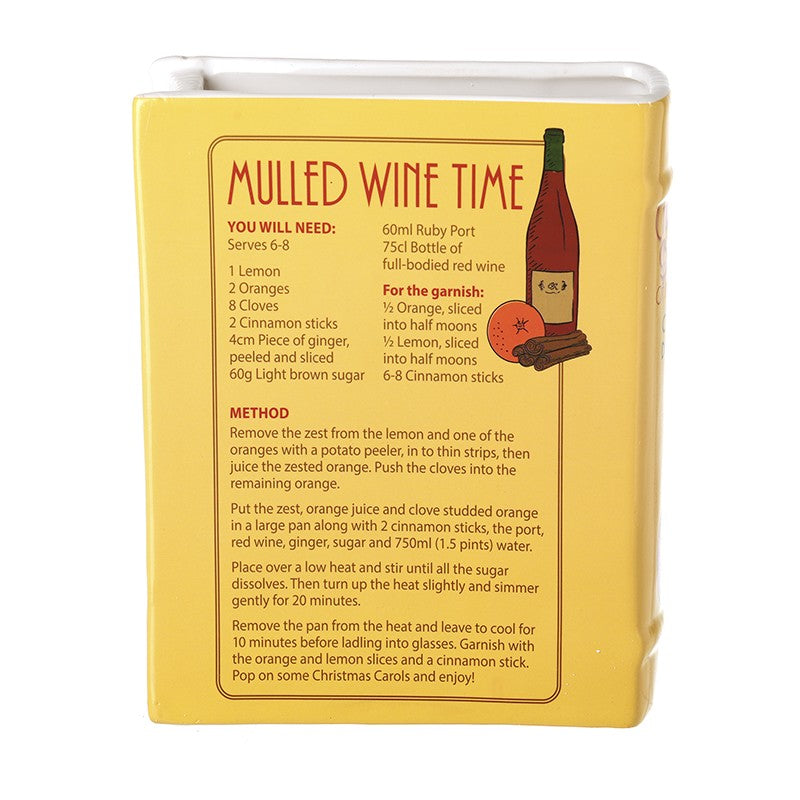 A Christmas Barrel Cookbook Christmas Vase