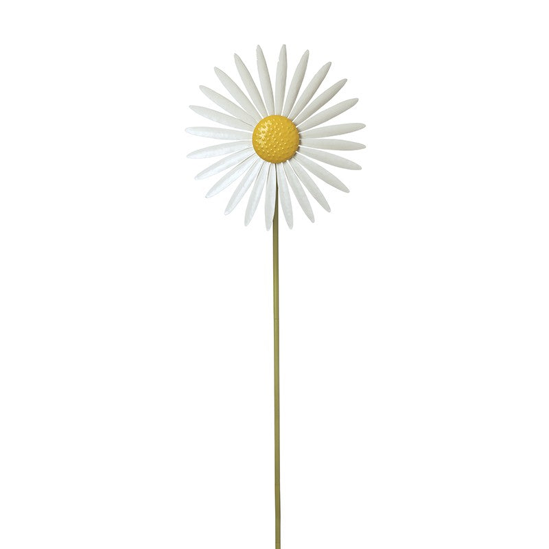 Large Metal Daisy Spinner Stake