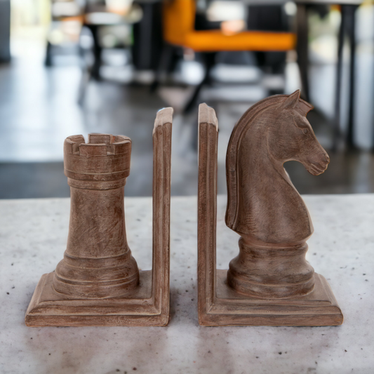 Chess Bookends