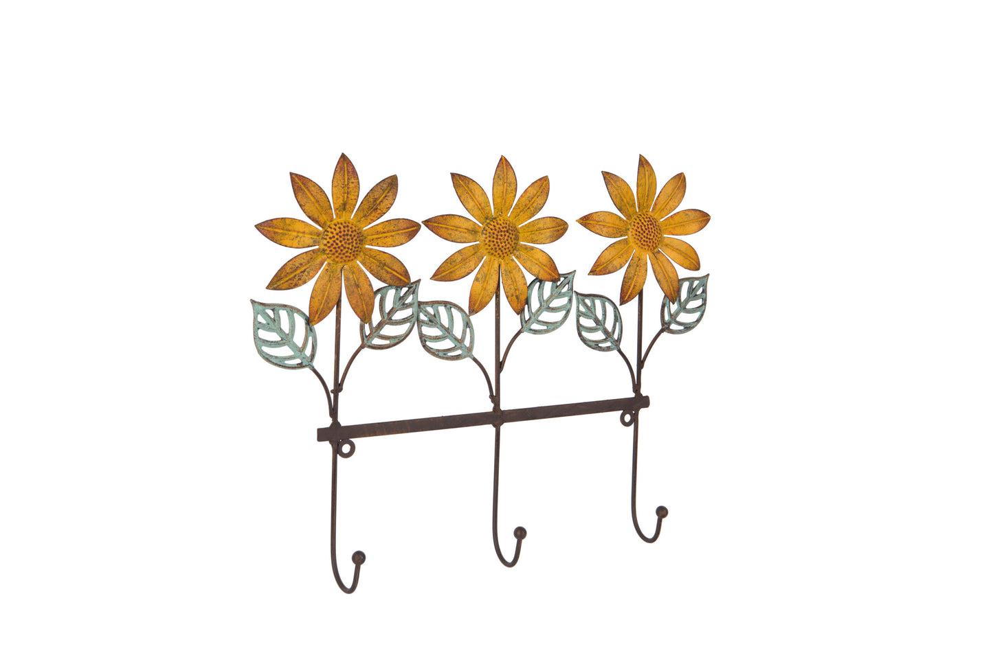 Sunflower Design Wall Hooks