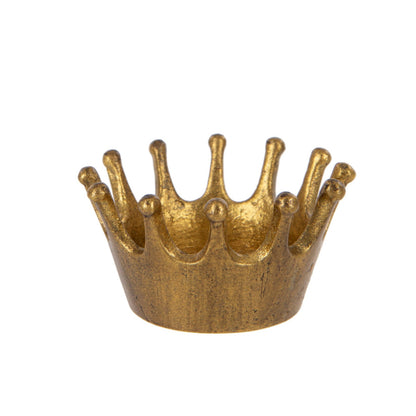 Gold Crown Tealight Holder