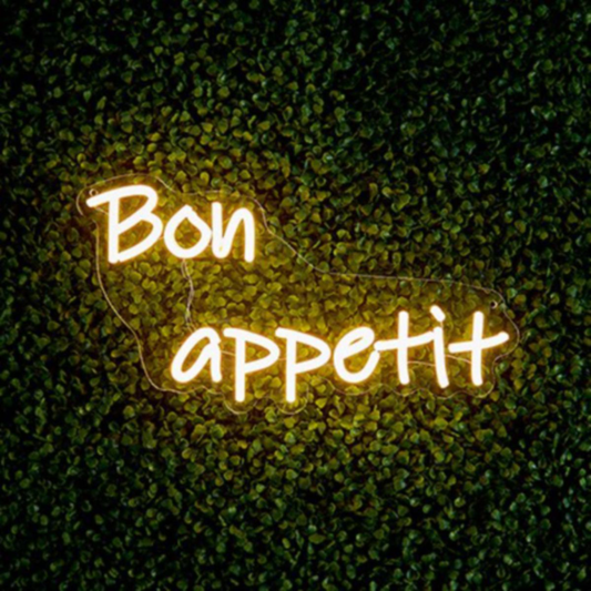 'Bon Appetit' LED Neon Wall Sign