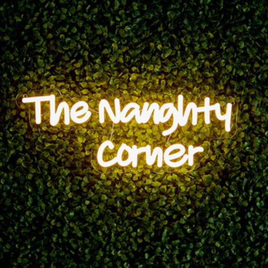 'The Naughty Corner' LED Neon Wall Sign