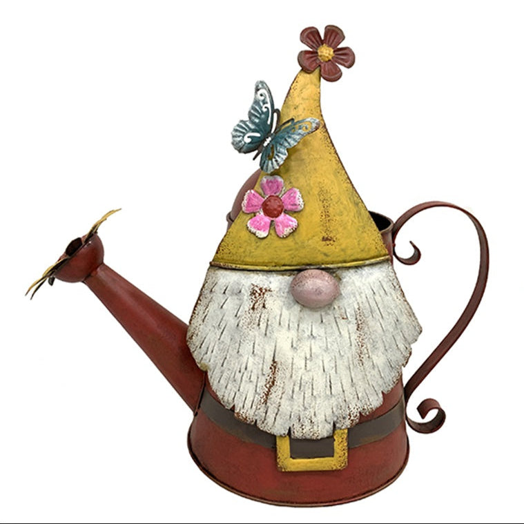 Red Gnome Style Watering Can