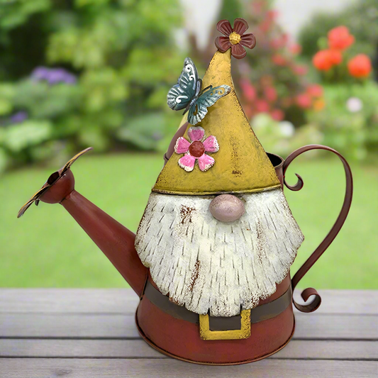 Red Gnome Style Watering Can
