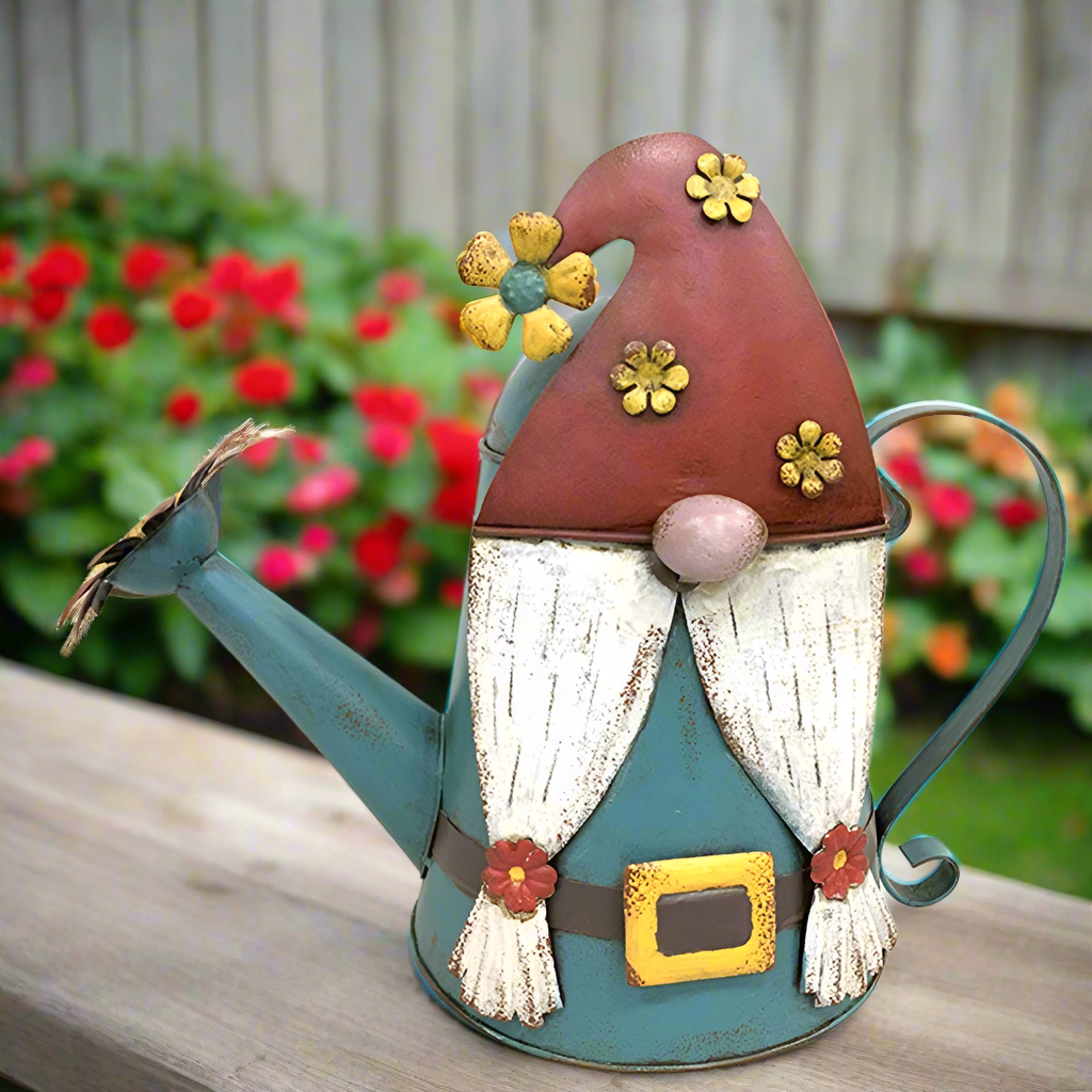 Blue Gnome Style Watering Can