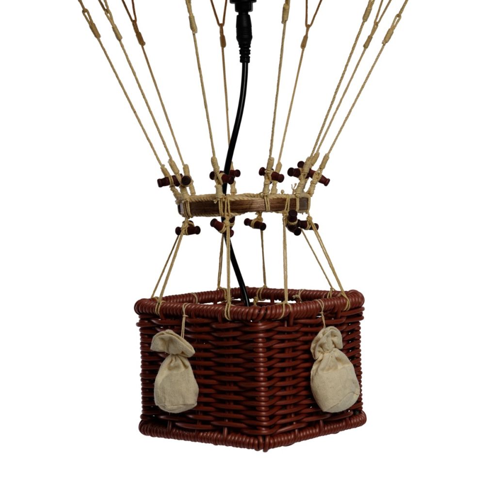 Royal Aero Red Stripe LED Hot Air Balloon Decoration