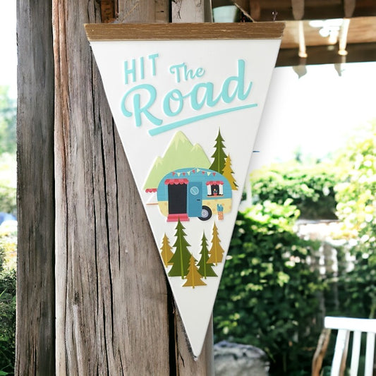 Hit the Road Sign