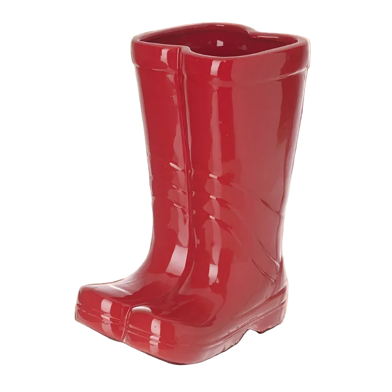 Red Wellington Boots Plant Pot 30cm