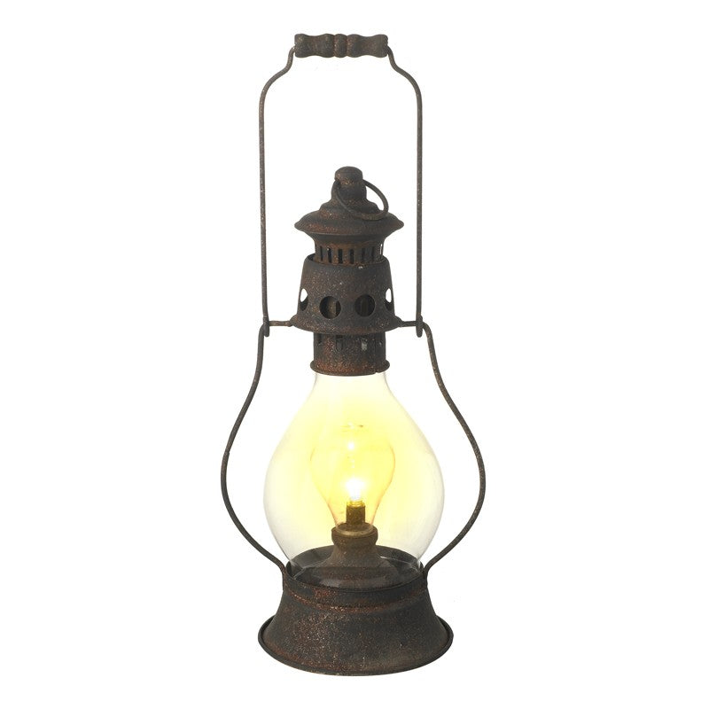 Rust Effect Metal LED Lantern