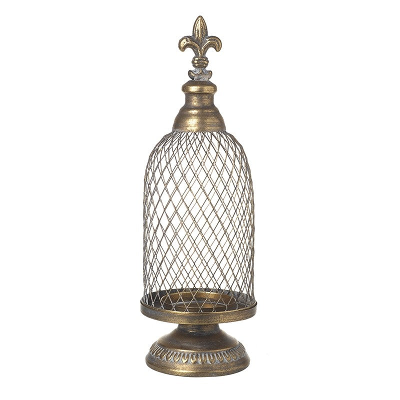 Metal Mesh Candle Holder