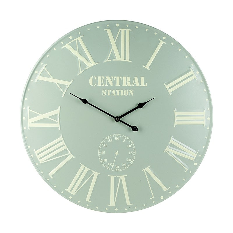 Green Central Station Clock