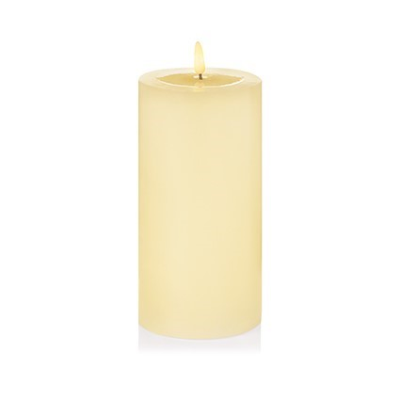 Flickabrights LED Wax Melted Pool Effect Candle 18cm x 9cm