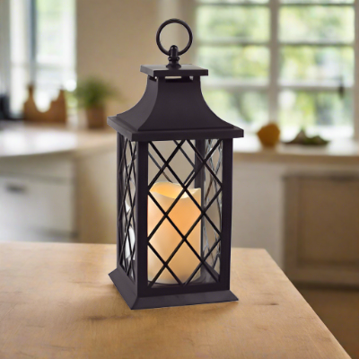 Lantern with Flickabright Candle (Assorted)