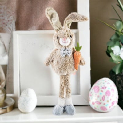 Standing Rabbit Plush Easter Decoration