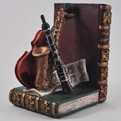 Musical Instrument Vintage Style Bookends