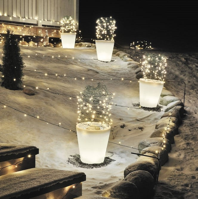 Assisi 28cm LED Lit Plant Pot