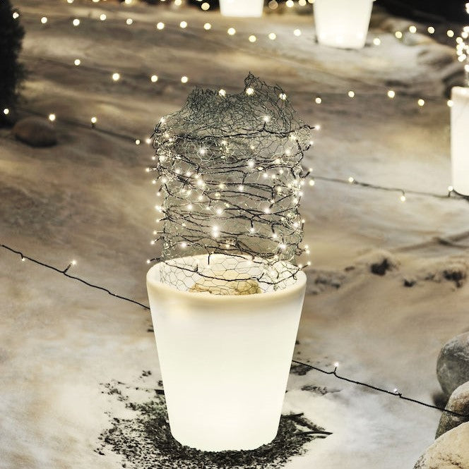 Assisi 28cm LED Lit Plant Pot