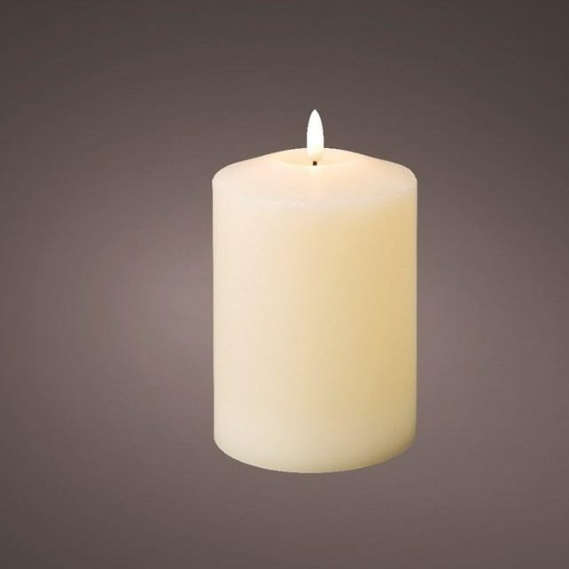 Cream Church Candle LED Wick 16cm x 10cm