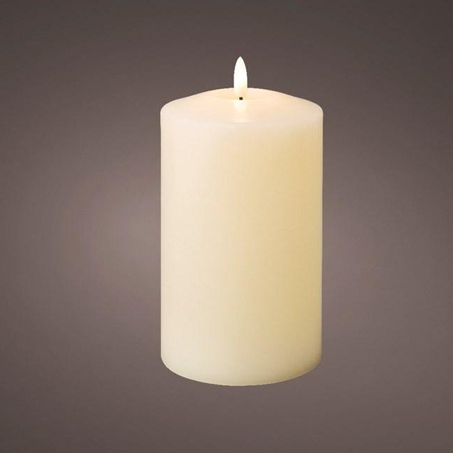 Cream Church Candle LED Wick 19cm x 10cm