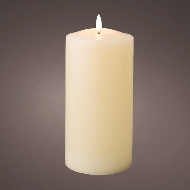 Cream Church Candle LED Wick 22.5cm x 10cm