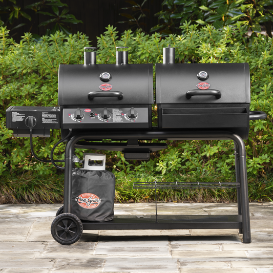 Premier Char-Griller Duo Gas And Charcoal BBQ