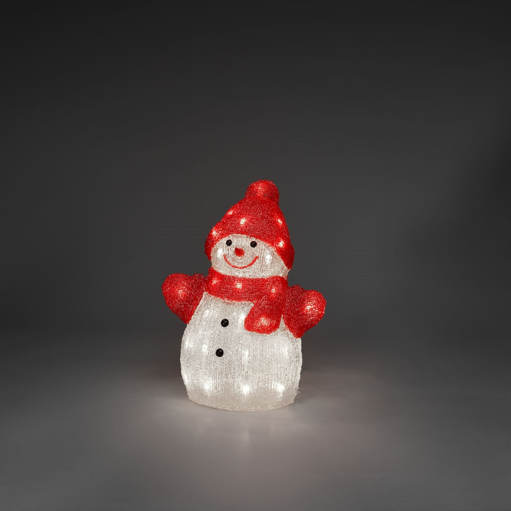 Konstsmide Acrylic Snowman LED