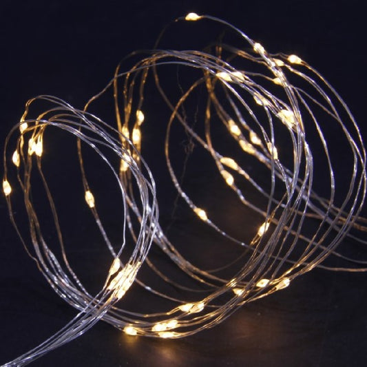 Noma Fine Copper Wire 100 Warm White LED Solar Lights
