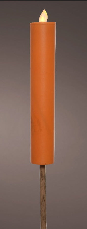 Solar Colourful LED Candle Garden Stake Light