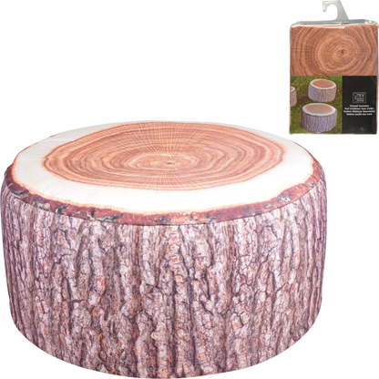 Outdoor Inflatable Pouffe Tree Trunk Design