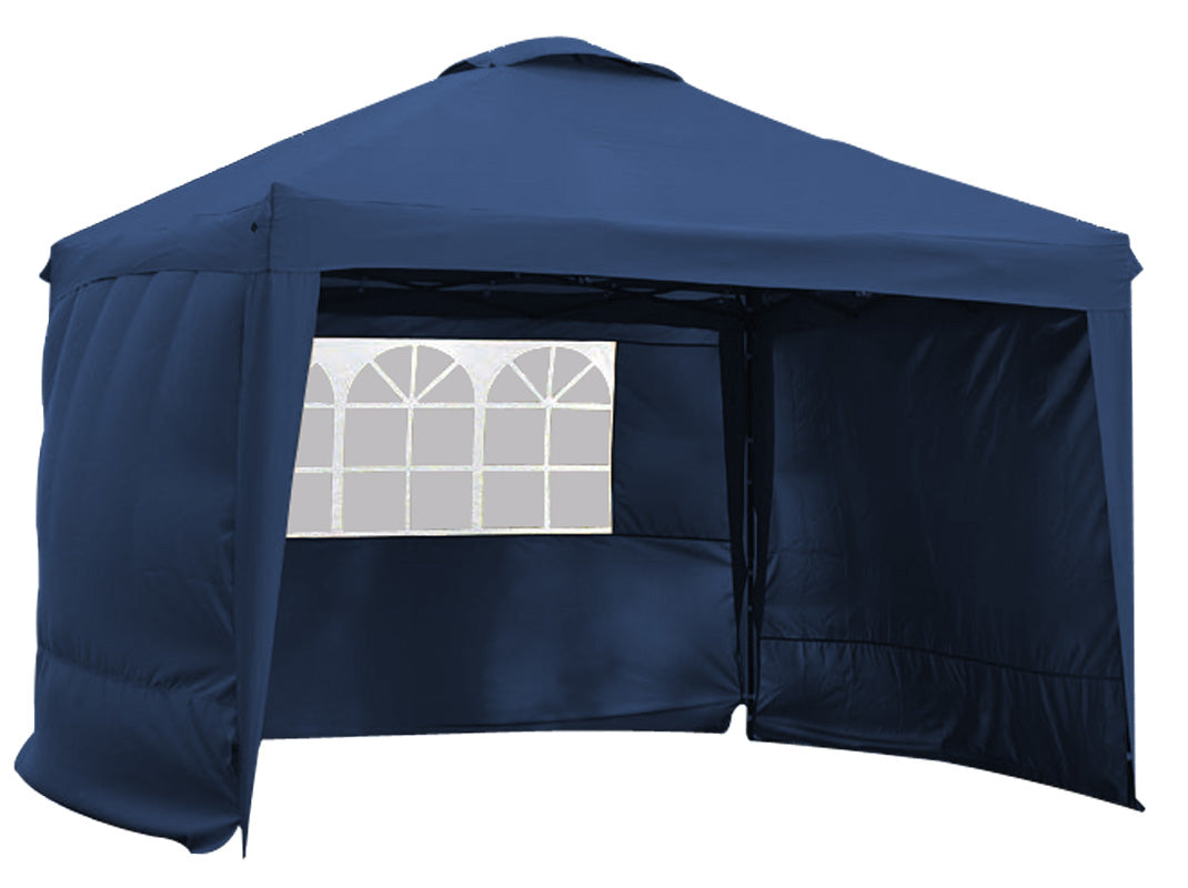 Hamilton 3m x 3m Gazebo Side Walls in Navy Blue
