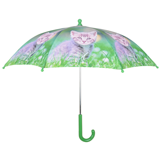 Children's Grey Kitten Umbrella