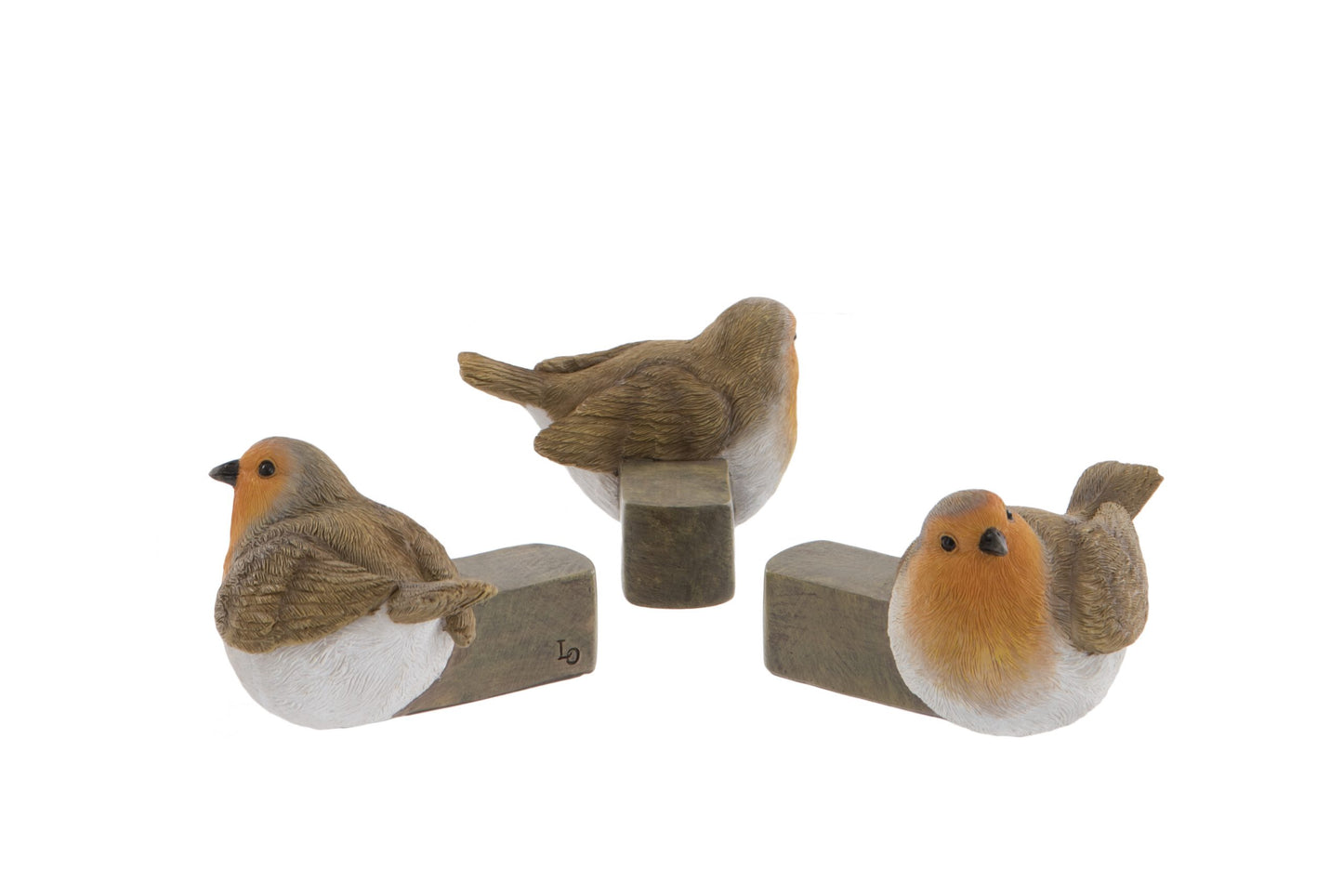 Set of 3 Robin Plant Pot Stands