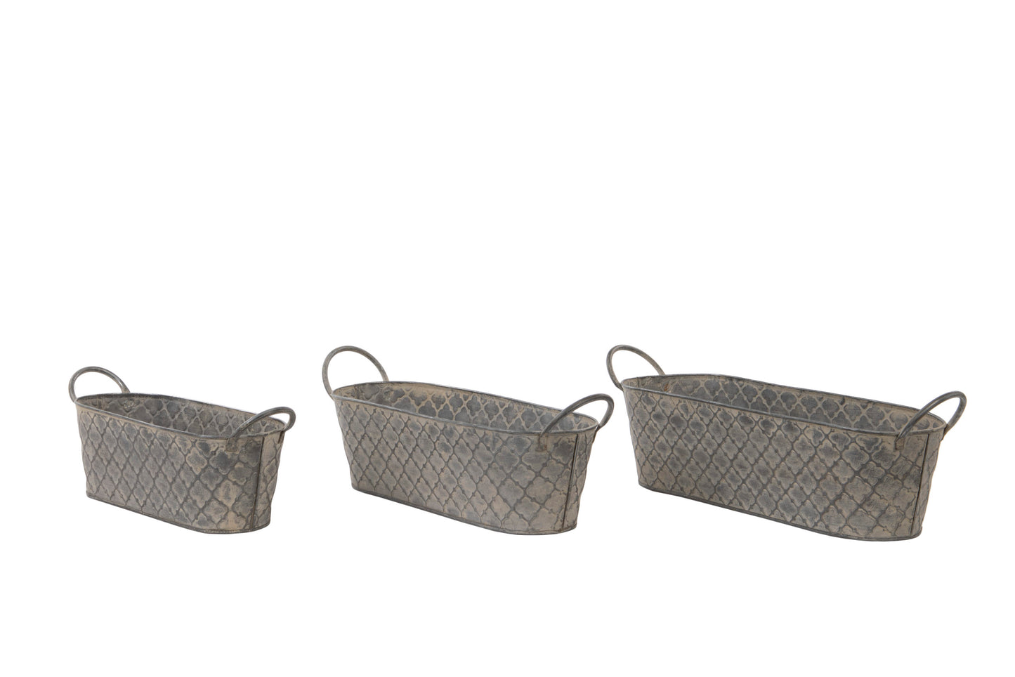 Patterned Garden Planter Set of 3