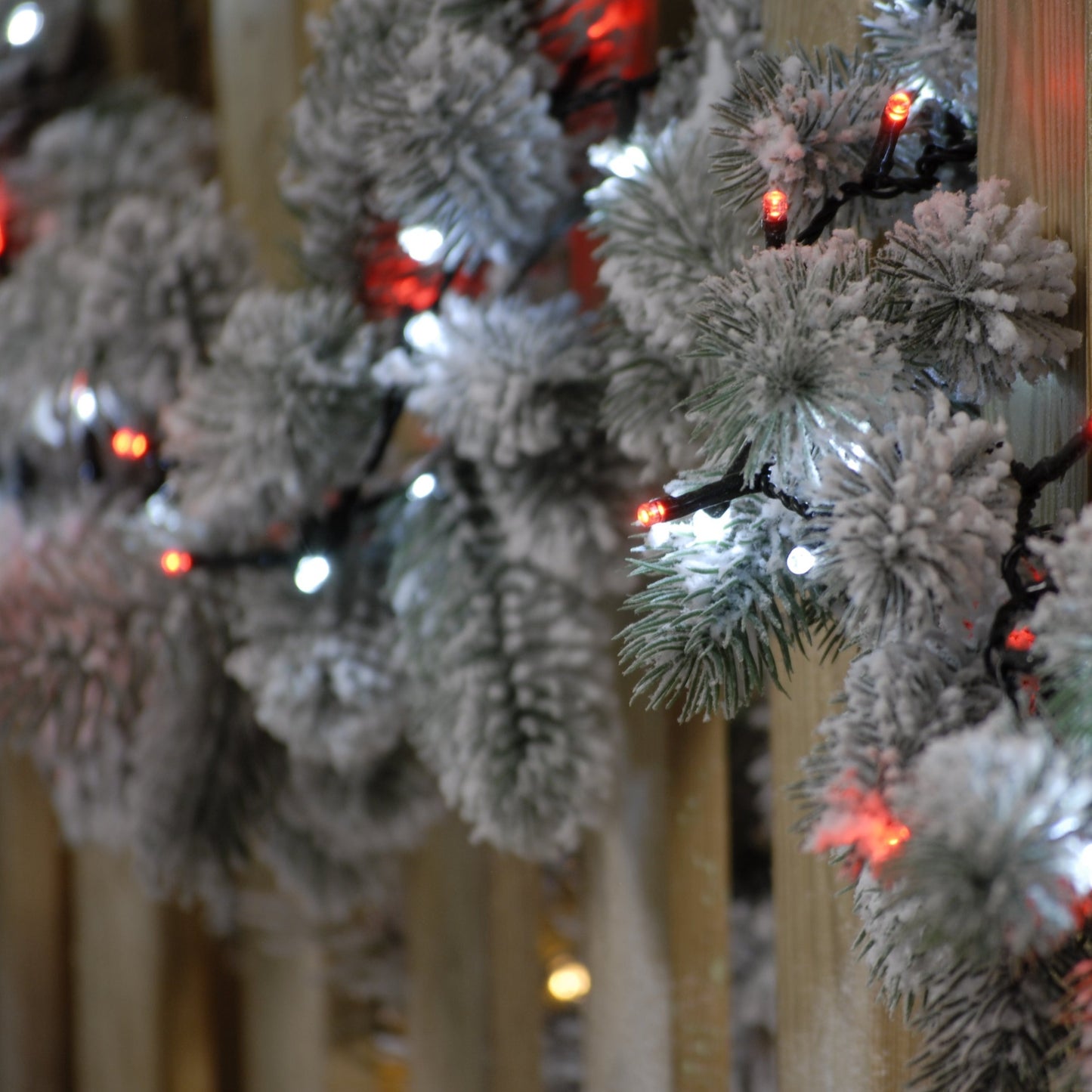 Festive 300 Candy Cane Red & White Firefly Lights