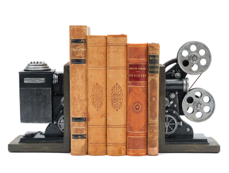 Vintage Style Projector Bookends