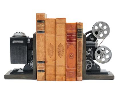 Vintage Style Projector Bookends
