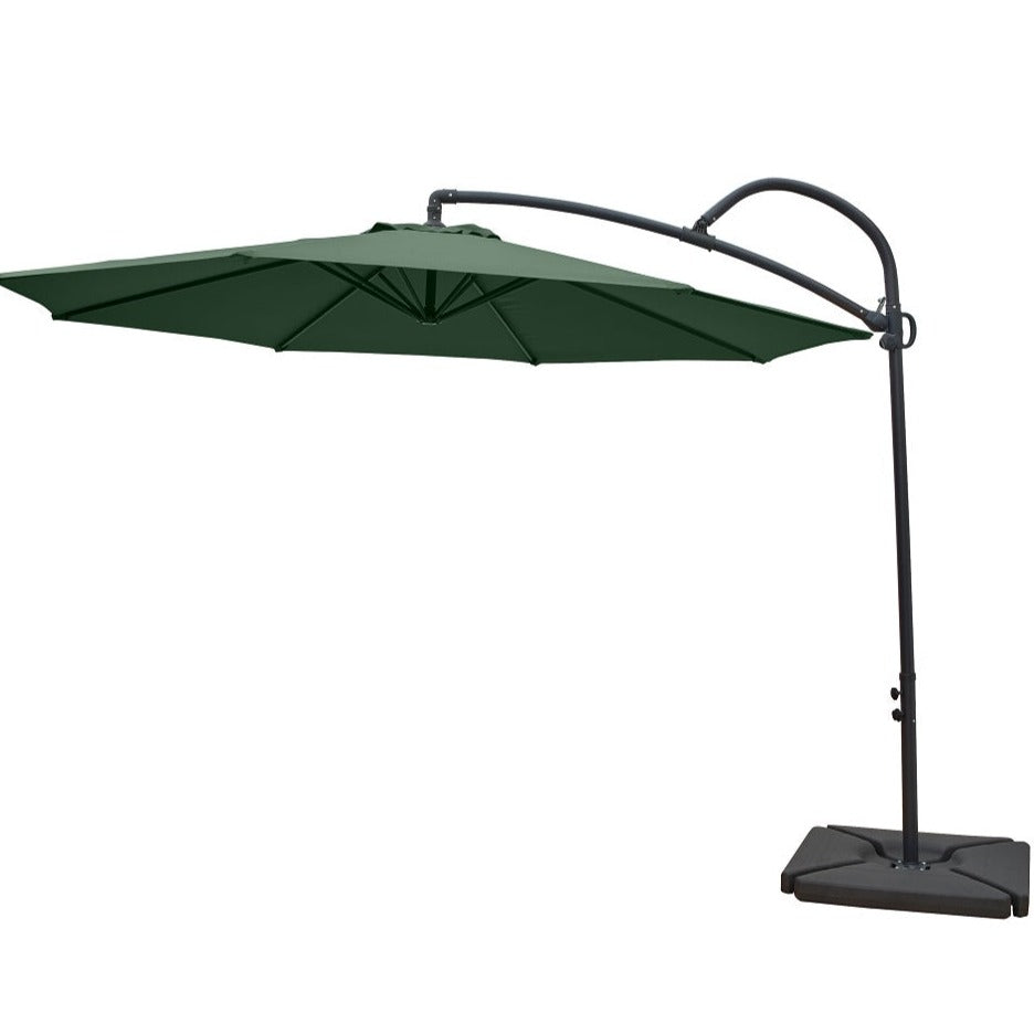 LG Outdoor Palm 3m Cantilever Parasol Forest Green