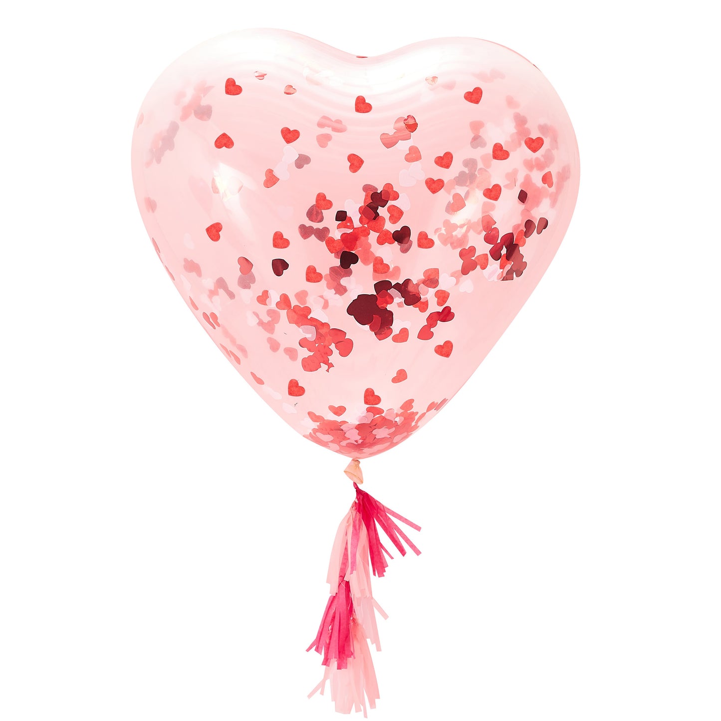Giant Heart Shaped Confetti Balloon
