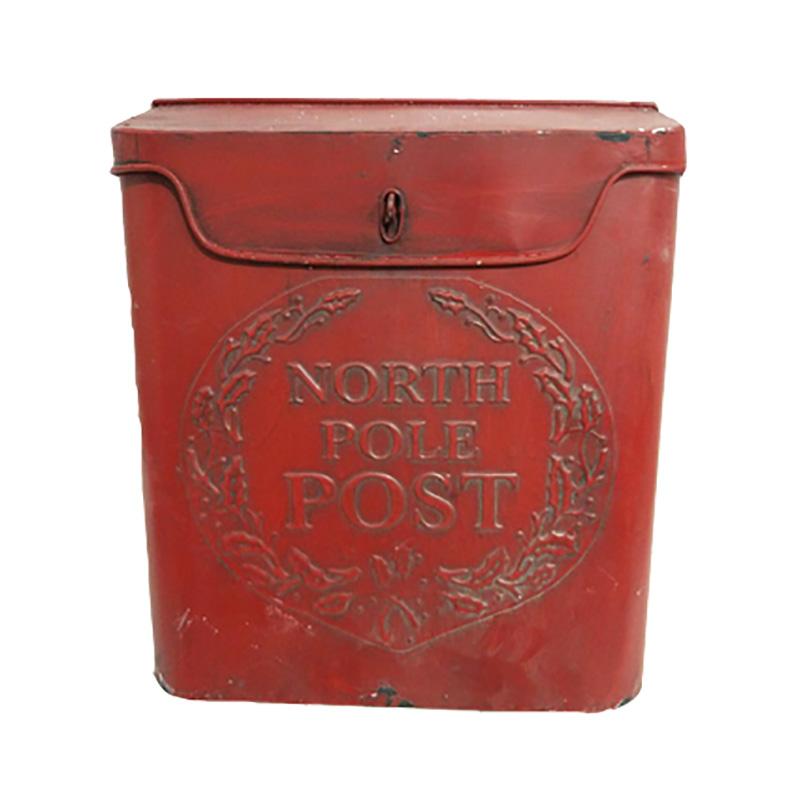 Christmas North Pole Vintage Style Letterbox