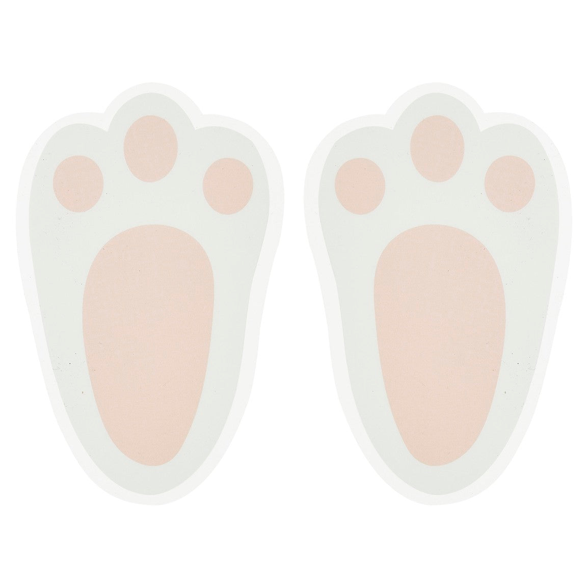 Easter Bunny Footprint Floor Stickers