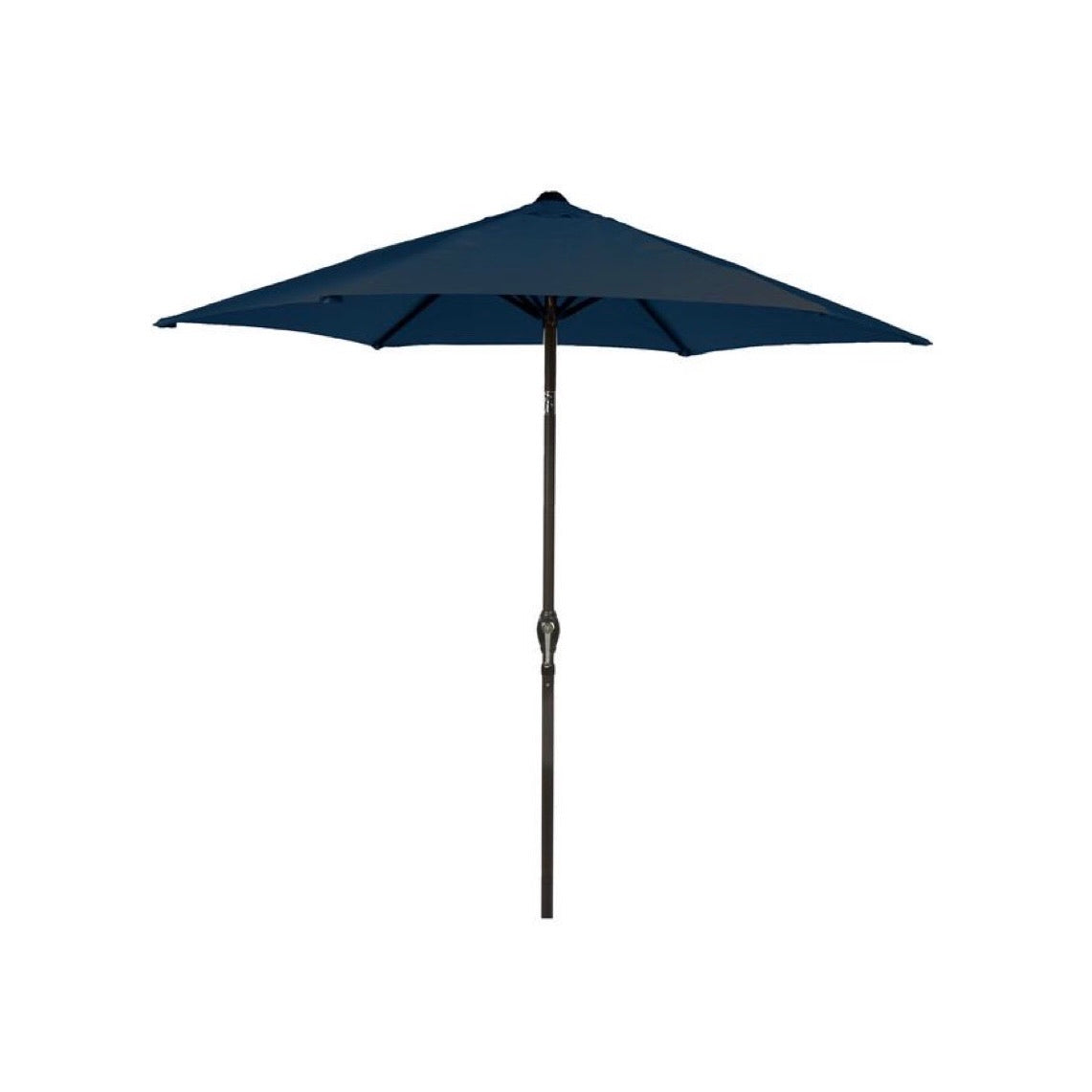Soleil Crank and Tilt Parasol 2.2 Metre Navy Blue
