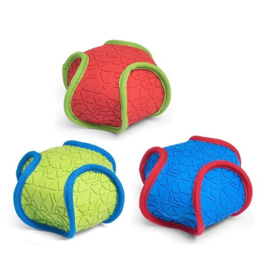 Textured Squeak Ball 17cm Dog Toy