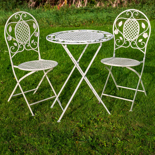 Ascalon Chloe Cream 3 Piece Bistro Set